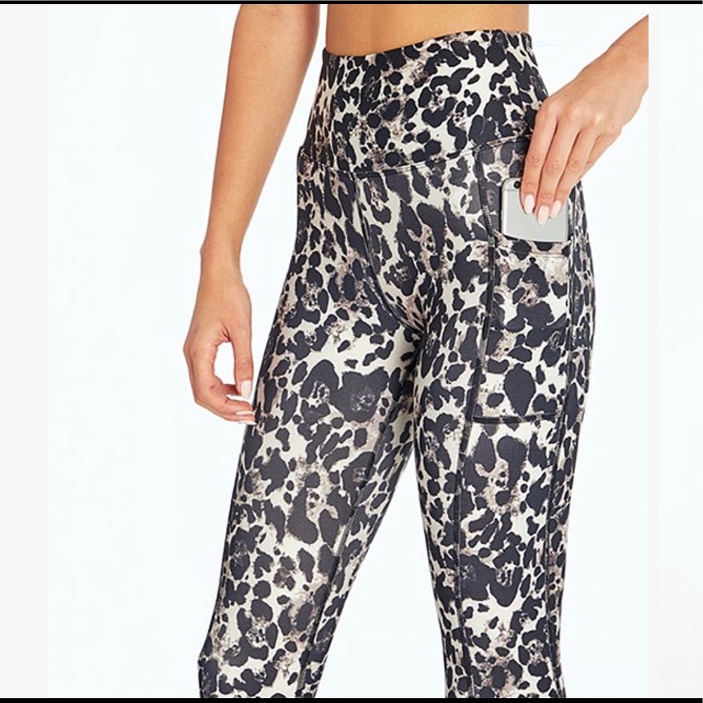 Marika Leopard Leggings, NWT, M